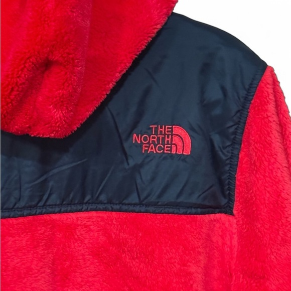 The North Face Pinkish Red and Black Fleece Jacket - Girls Medium - Picture 3 of 6